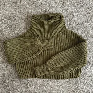 Urban Outfitters Olive Green Turtleneck Sweater
